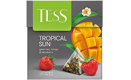 зеленый чай с манго и клубникой TESS Tropical Sun фото