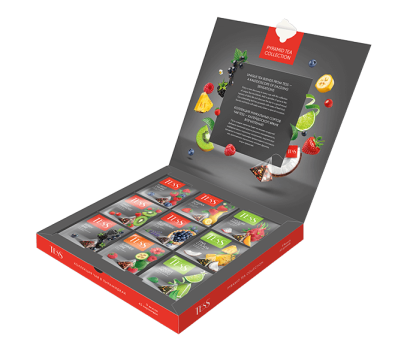 Коллекция чая в пирамидках, 9 вкусов TESS Pyramid Tea Selection в пирамидках 45шт фото